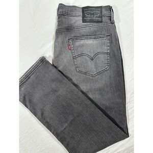 Levi's 541 Jeans Men's 35x34 Gray Denim Cotton Blend Athletic Taper Stretch